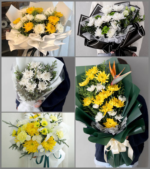 广东肇庆市怀集县马宁镇钢铁村白事花束代送